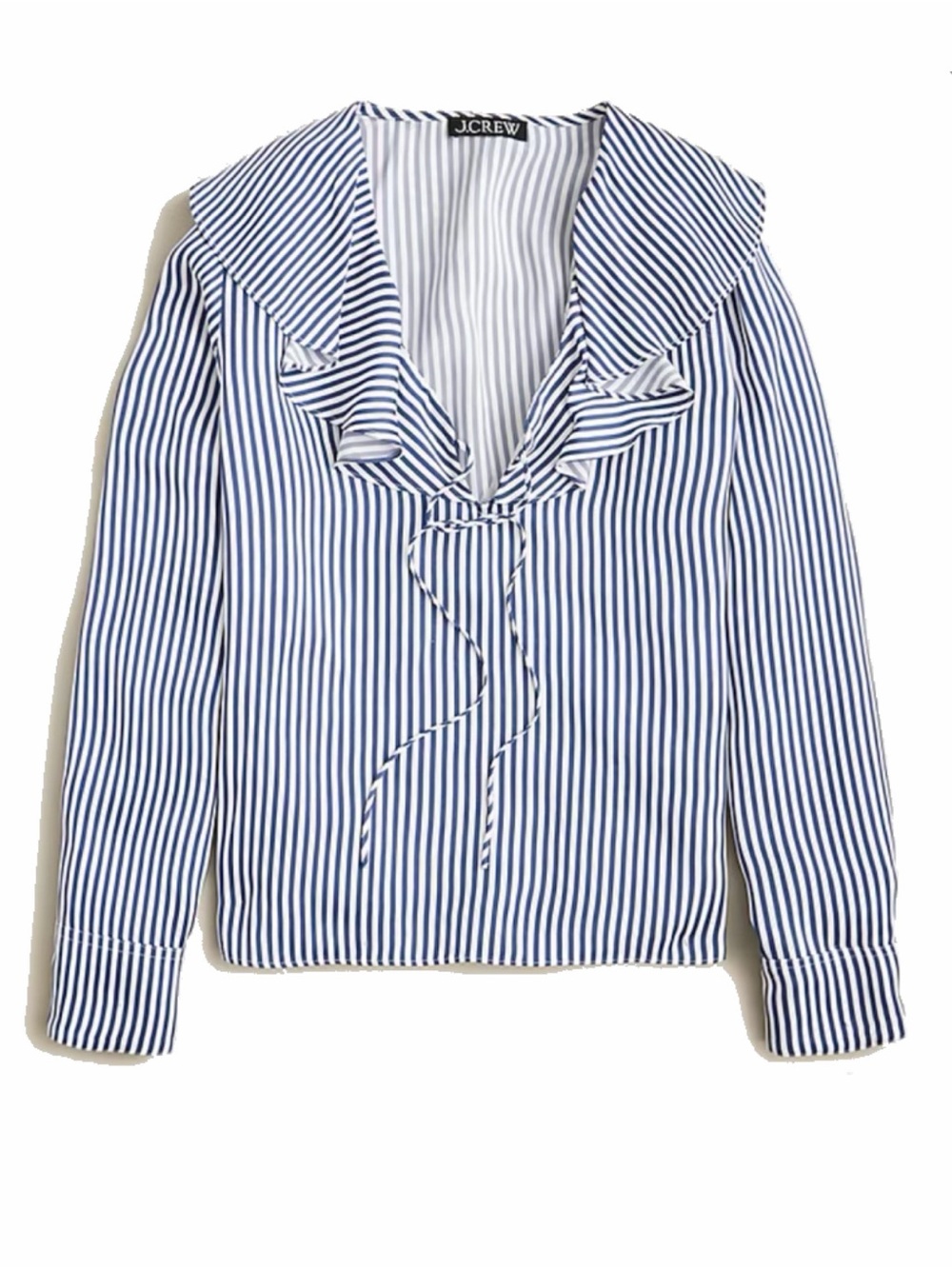Like new J. Crew silky feel striped top size M